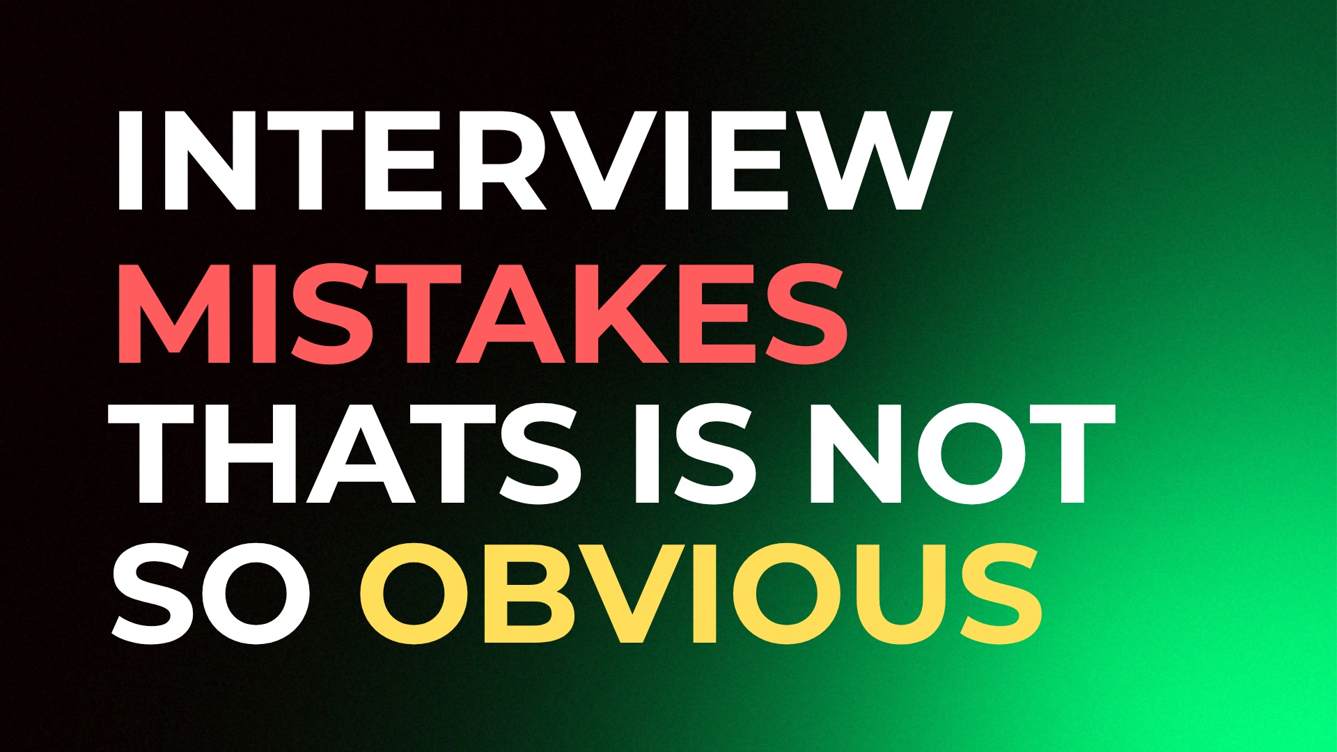 The Hidden Interview Mistakes Costing You Great Hires cover image